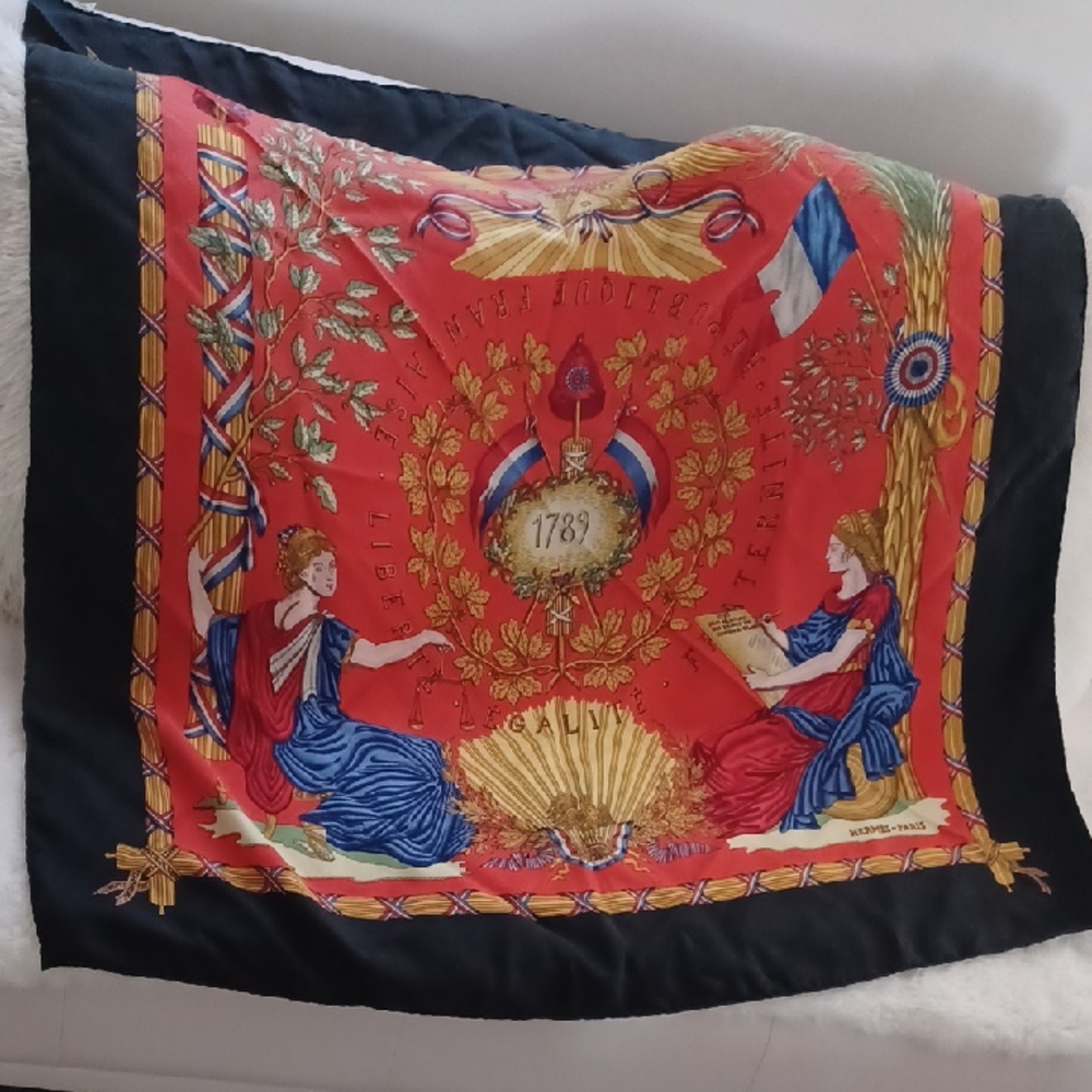 Vintage Hermes Silk Scarf